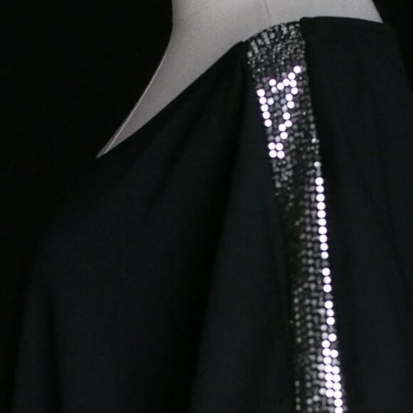 Lily Morgan | Festive LBD Black Shift Dress - Picture 2 of 3